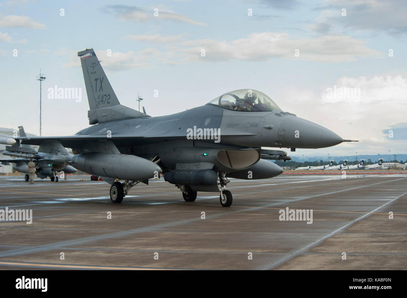 F-16 Fighting Falcon Foto Stock