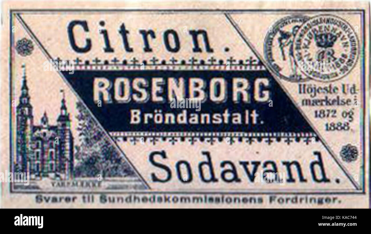 Rosenborg citronvand Foto Stock