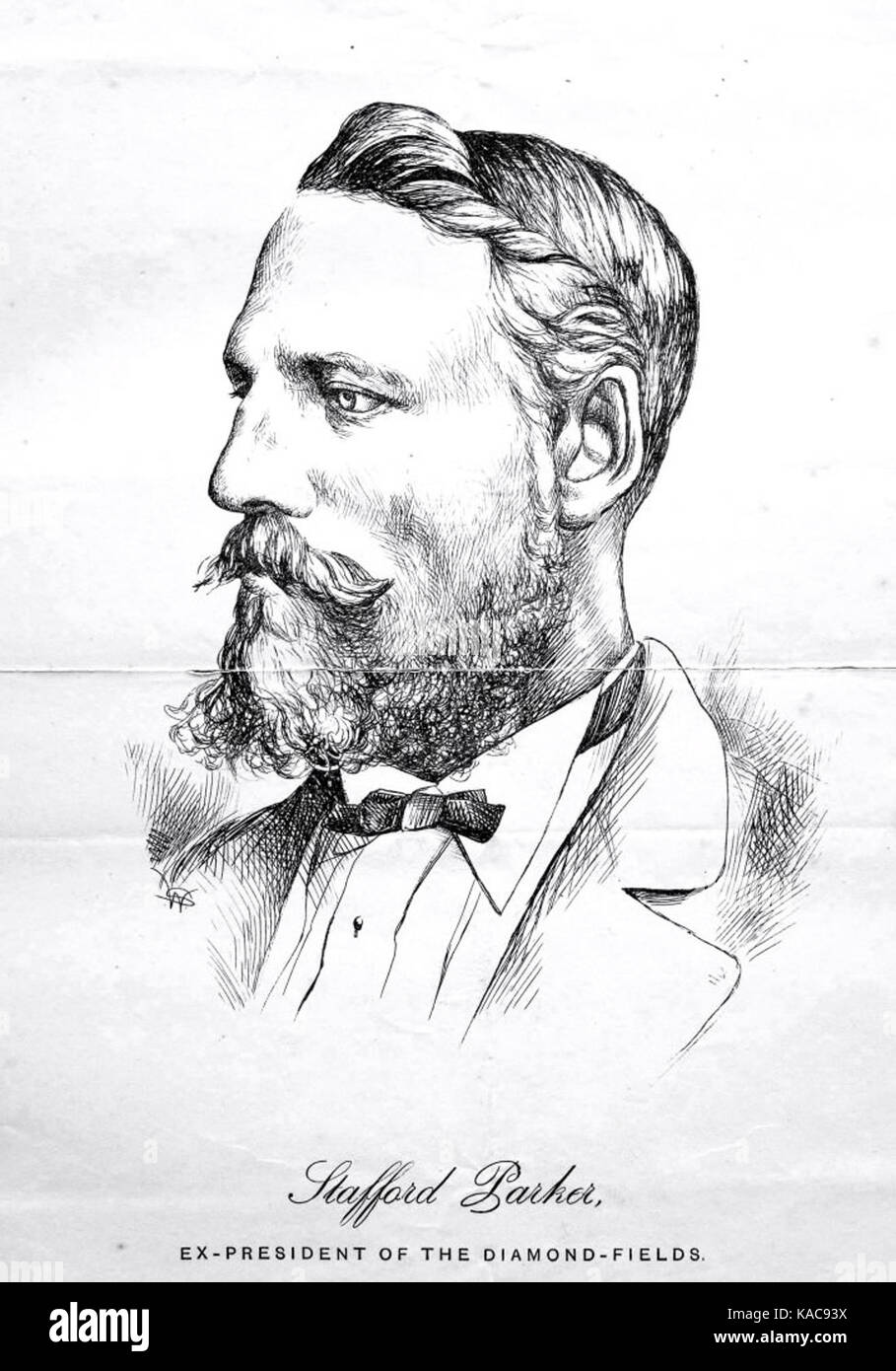 Stafford Parker Zingari 1872 5marzo Vol II Schroeder Foto Stock