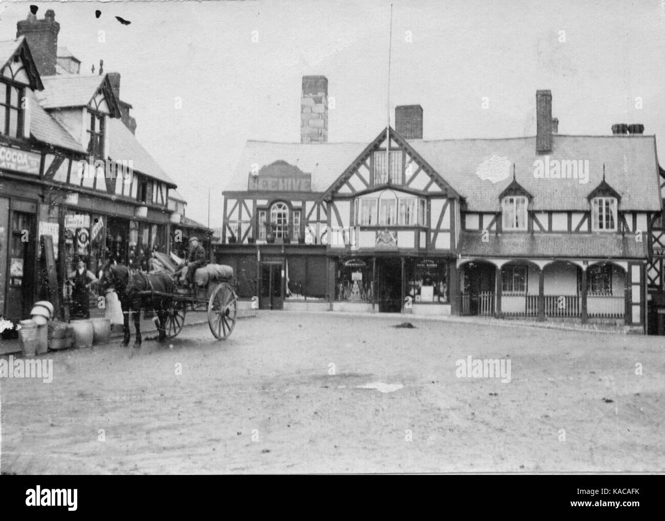 Ruthin Square Nat West Bank Foto Stock