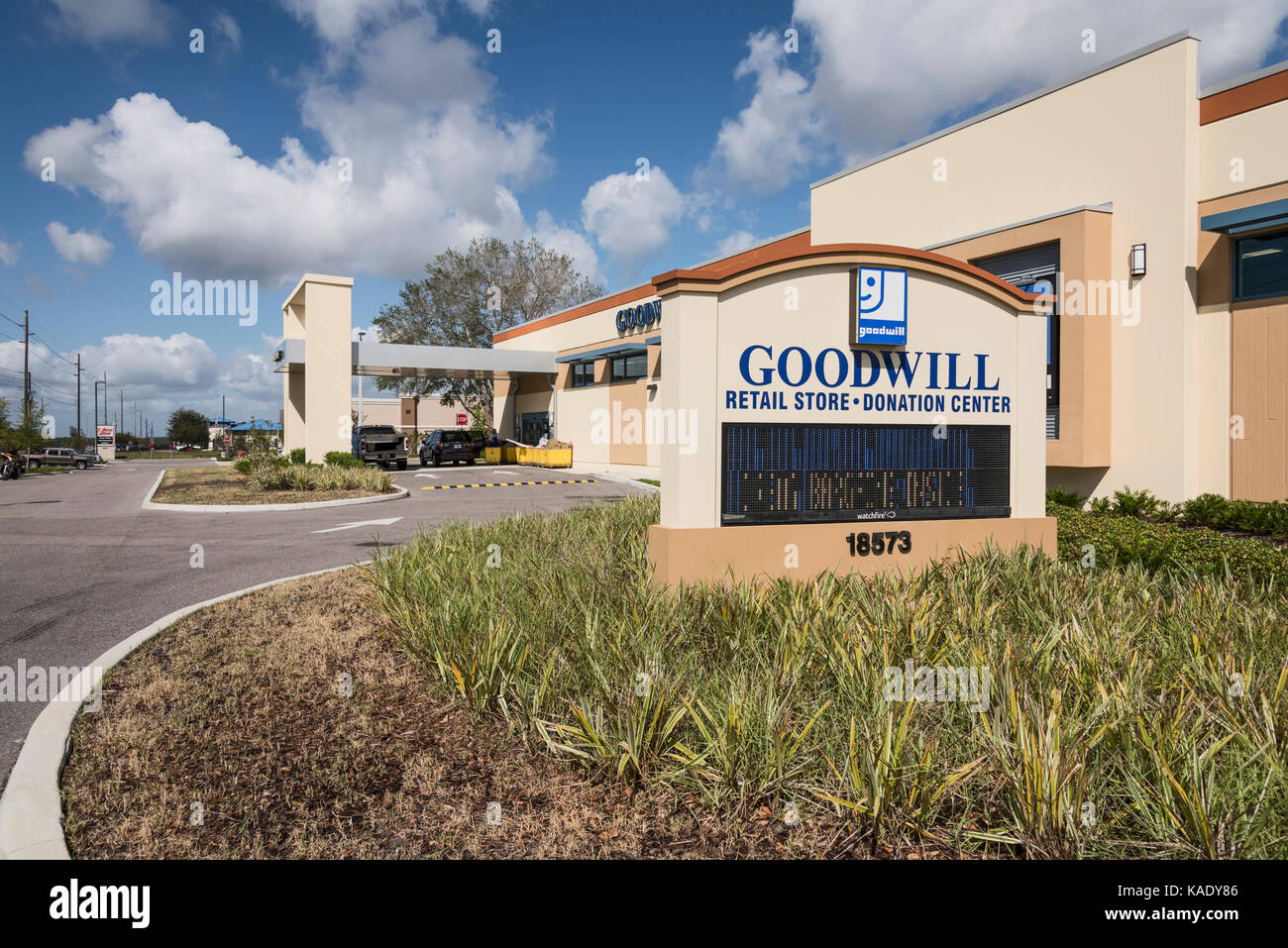 Avviamento del centro di raccolta nella situato nel supporto Dora, Florida USA Foto Stock