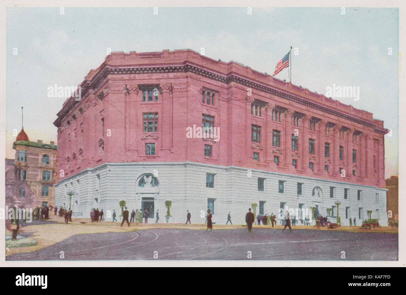 Nuovo Post Office, Los Angeles. Eretto 1910 al costo di $1.250.000 Foto Stock