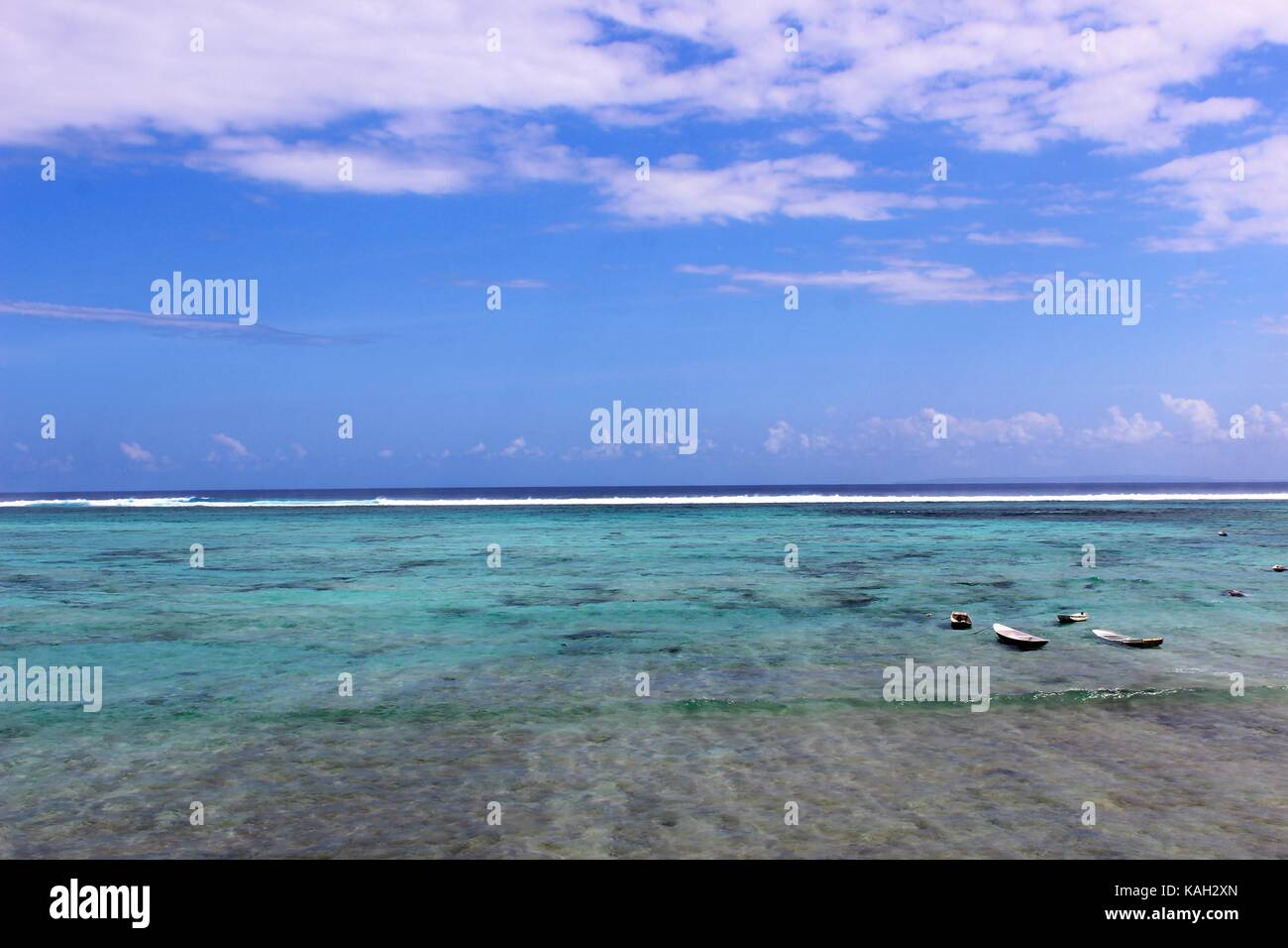 Vista oceano a Nusa Lembongan indonesia Foto Stock