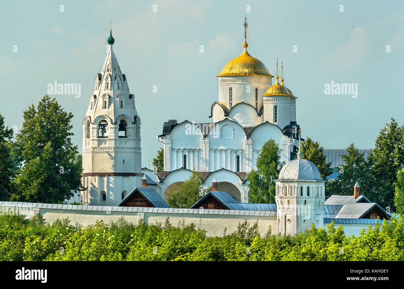 Monastero di intercessione della Theotokos a Suzdal, Russia Foto Stock