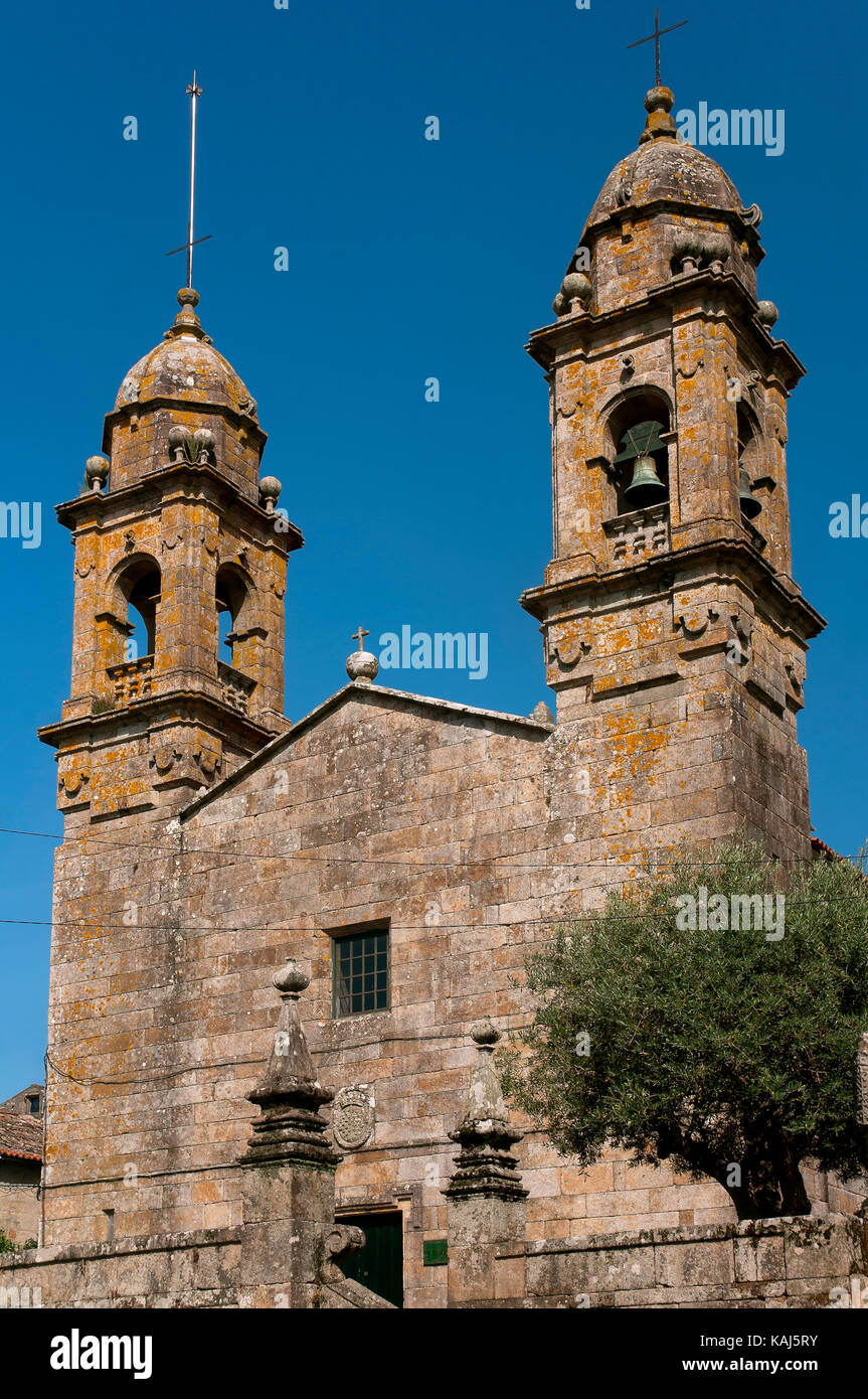 Chiesa di San Benito, CAMBADOS PONTEVEDRA, provincia, regione della Galizia, Spagna, Europa Foto Stock