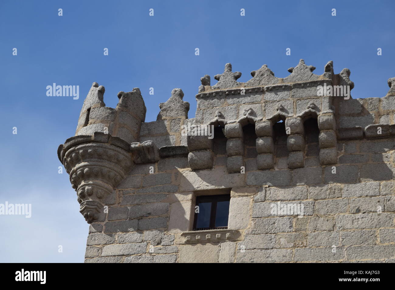 Avila, castello medievale. Spanich romanico - Avila castillo medievale Foto Stock