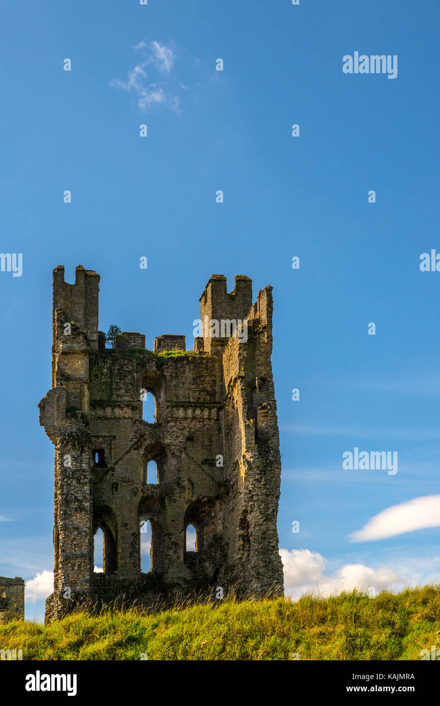 Castello di Helmsley, Helmsley, North Yorkshire Foto Stock