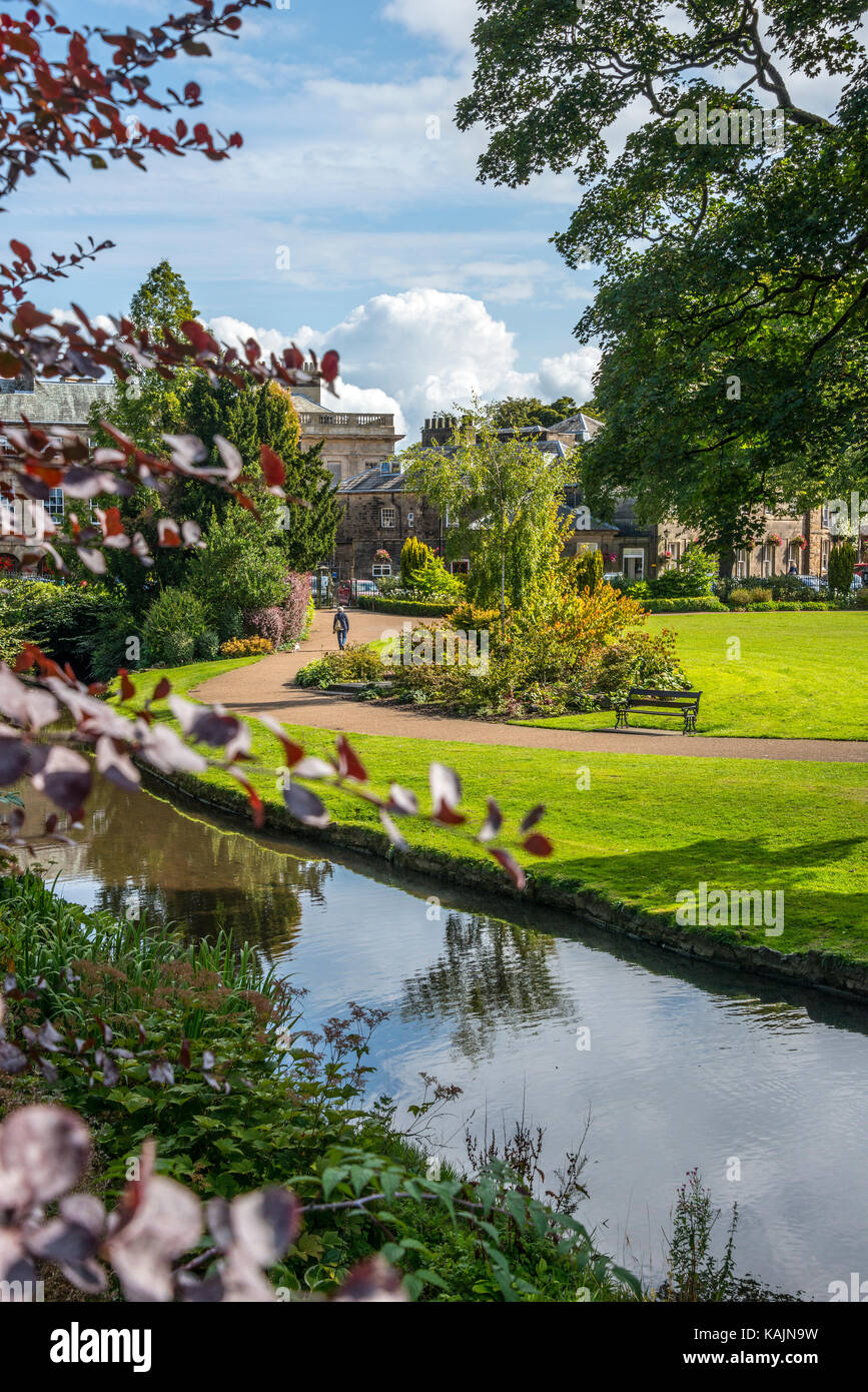 Pavilion Gardens, Buxton, Derbyshire Foto Stock