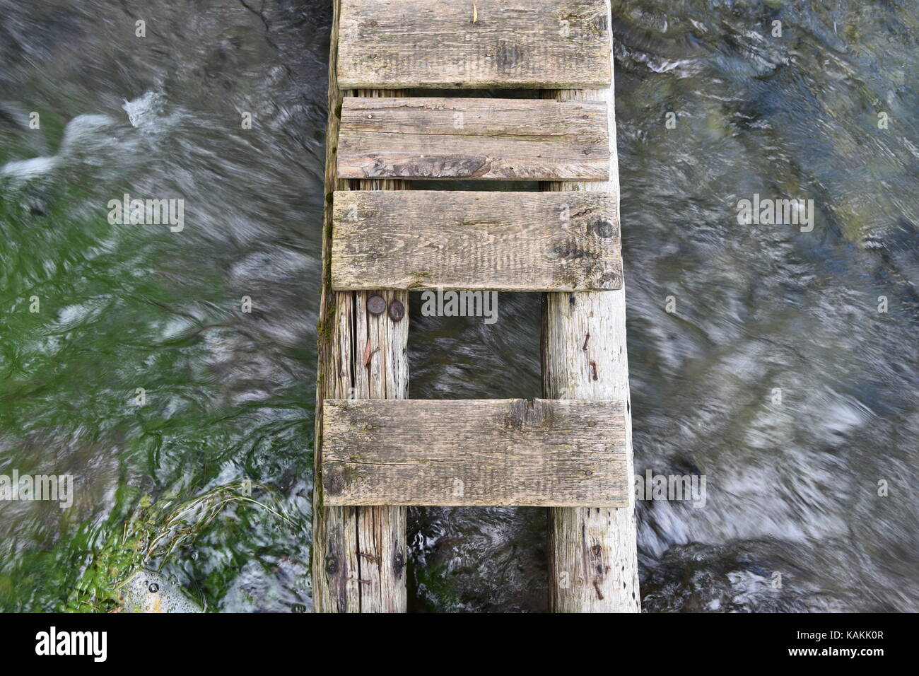 Ponte sul fiume Foto Stock