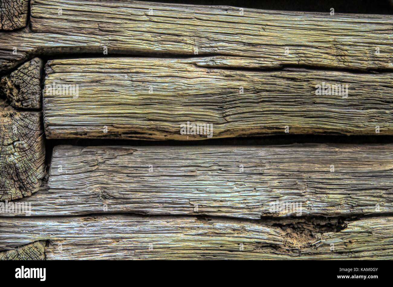 Ogle fienile legno close-up Foto Stock