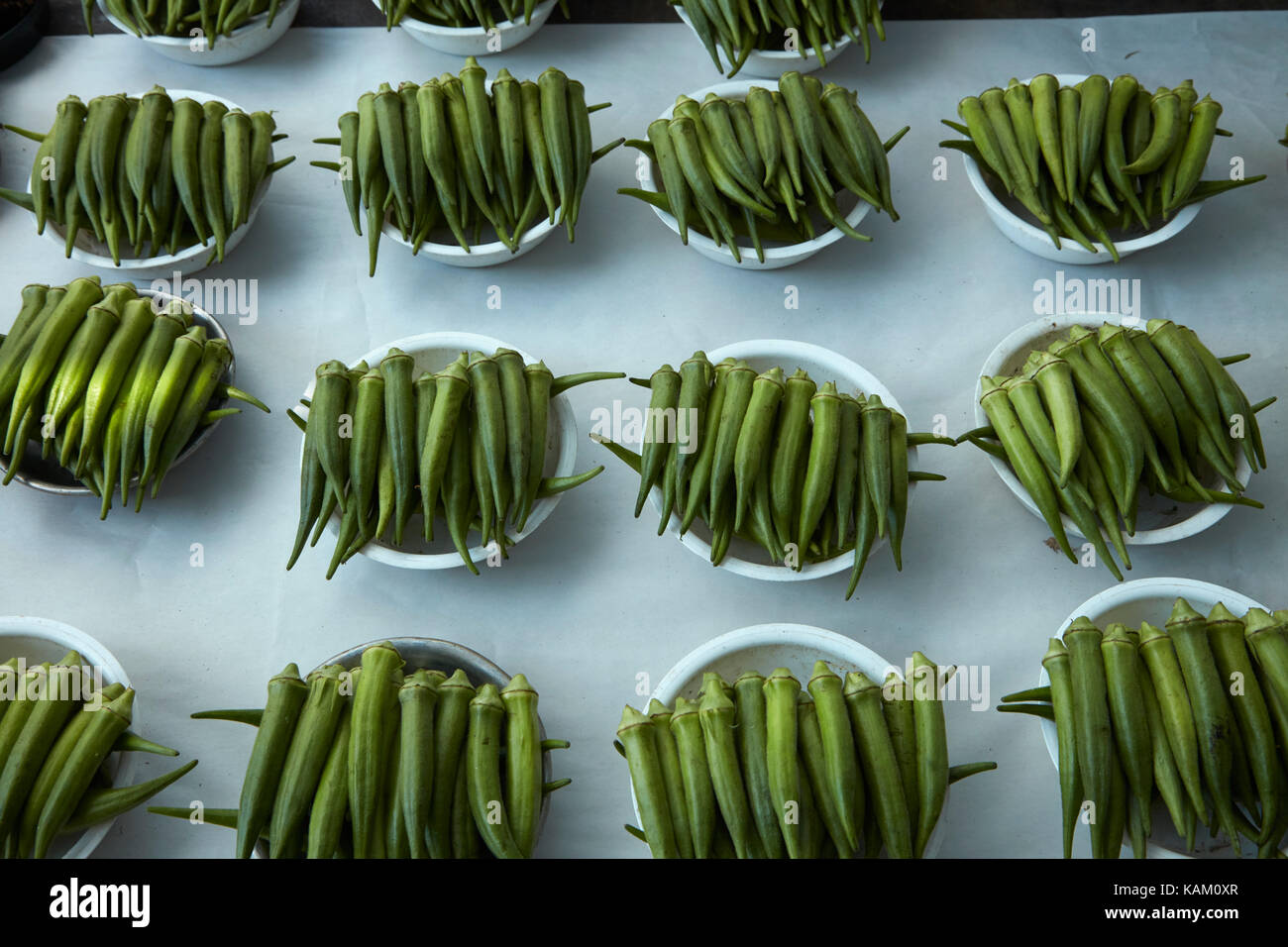 L'okra a produrre mercato, Copacabana, rio de janeiro, Brasile, Sud America Foto Stock