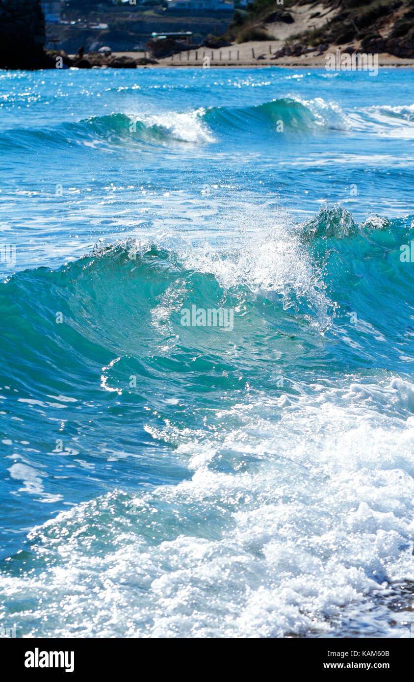 Grande tempesta la formazione di onde Foto Stock