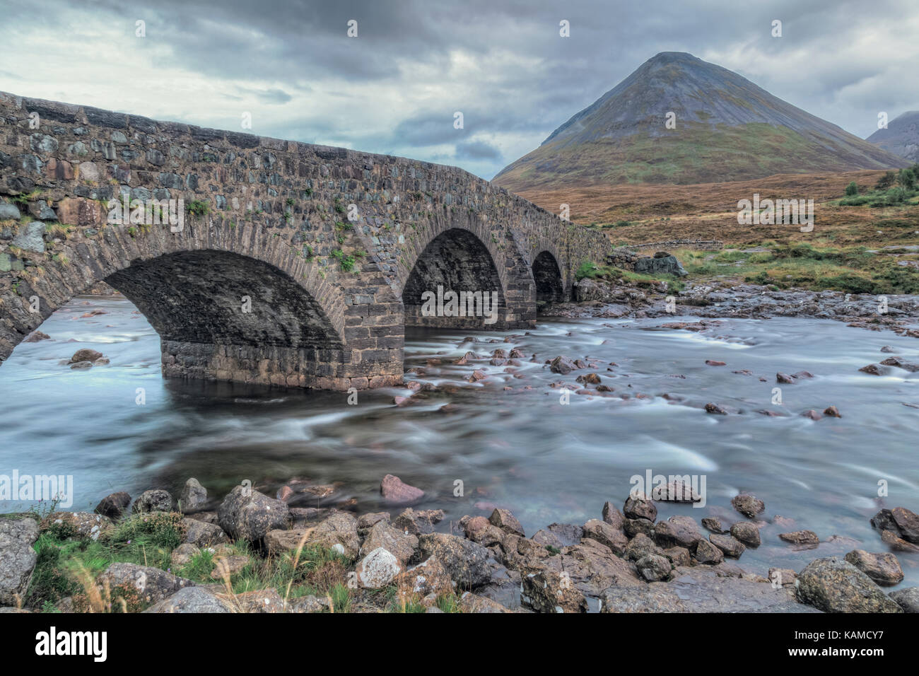 Sligachan, Cuillins, Isola di Skye, Scozia, Regno Unito Foto Stock