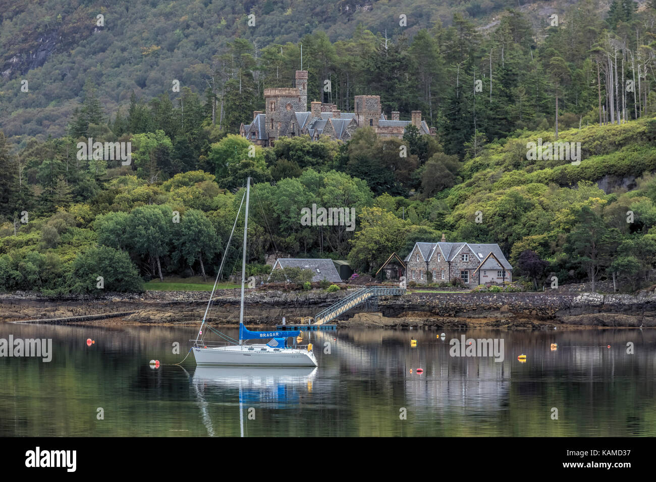 Plockton, Highlands, Scozia, Regno Unito Foto Stock