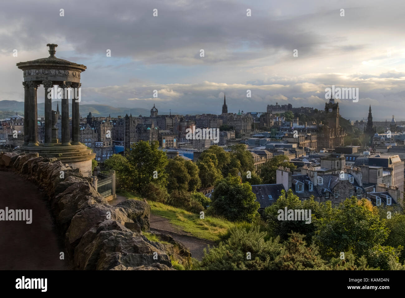 Calton Hill, Edimburgo, Lothian, Scozia, Regno Unito Foto Stock