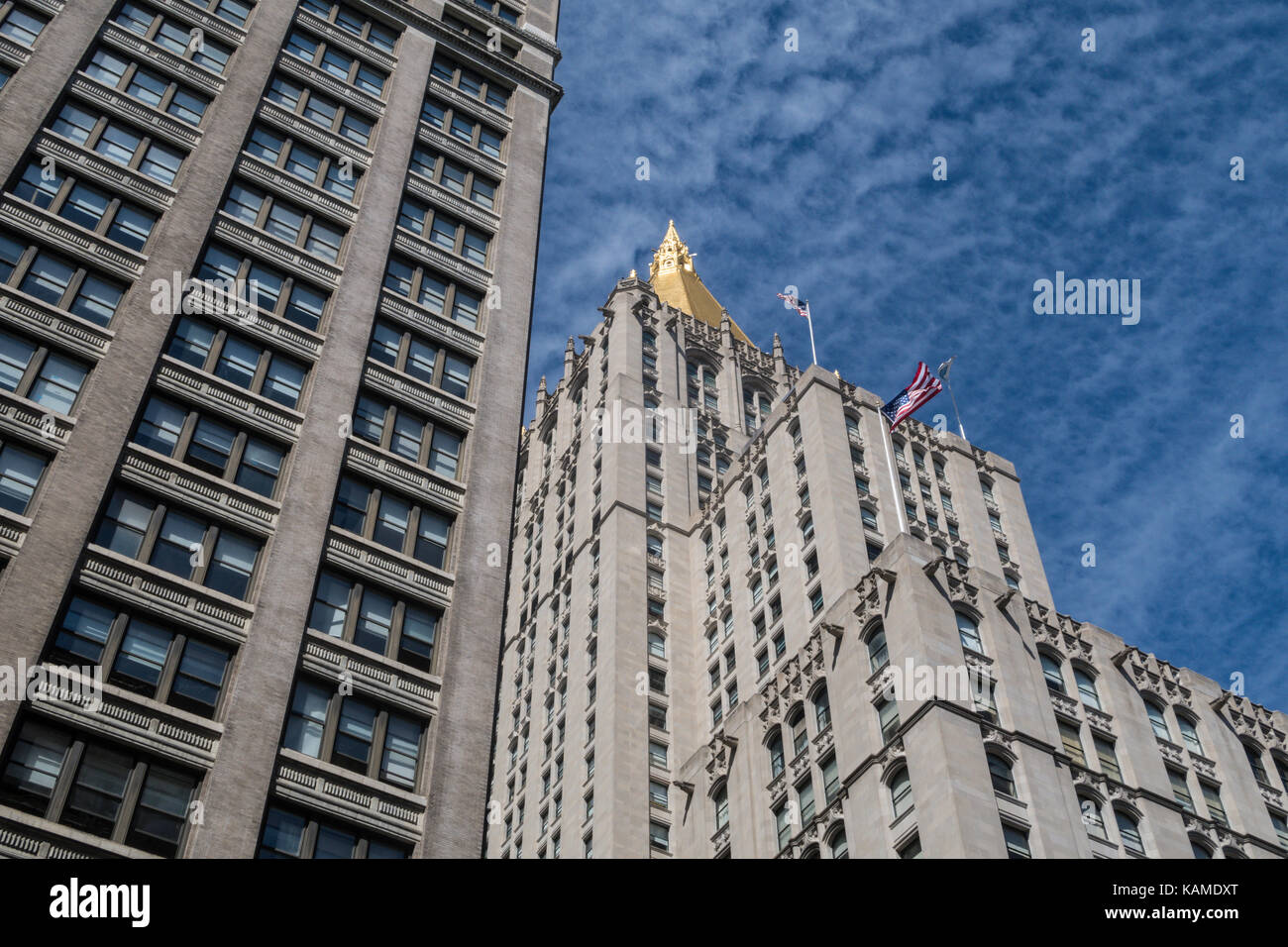 Architettura in Park Avenue South, NYC, STATI UNITI D'AMERICA Foto Stock