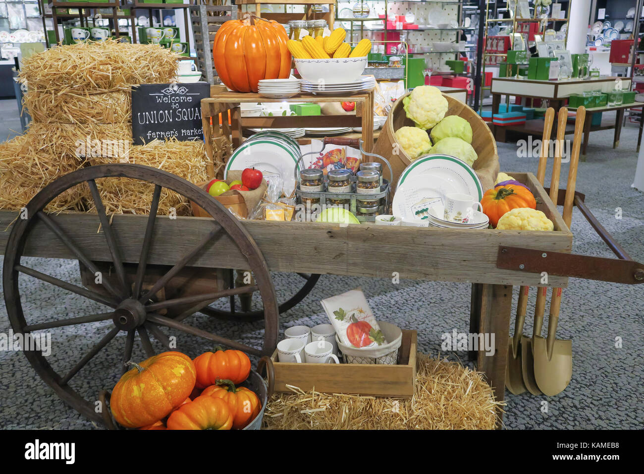 Lato destro Macy Flagship Department Store in Herald Square, New York, Stati Uniti d'America Foto Stock