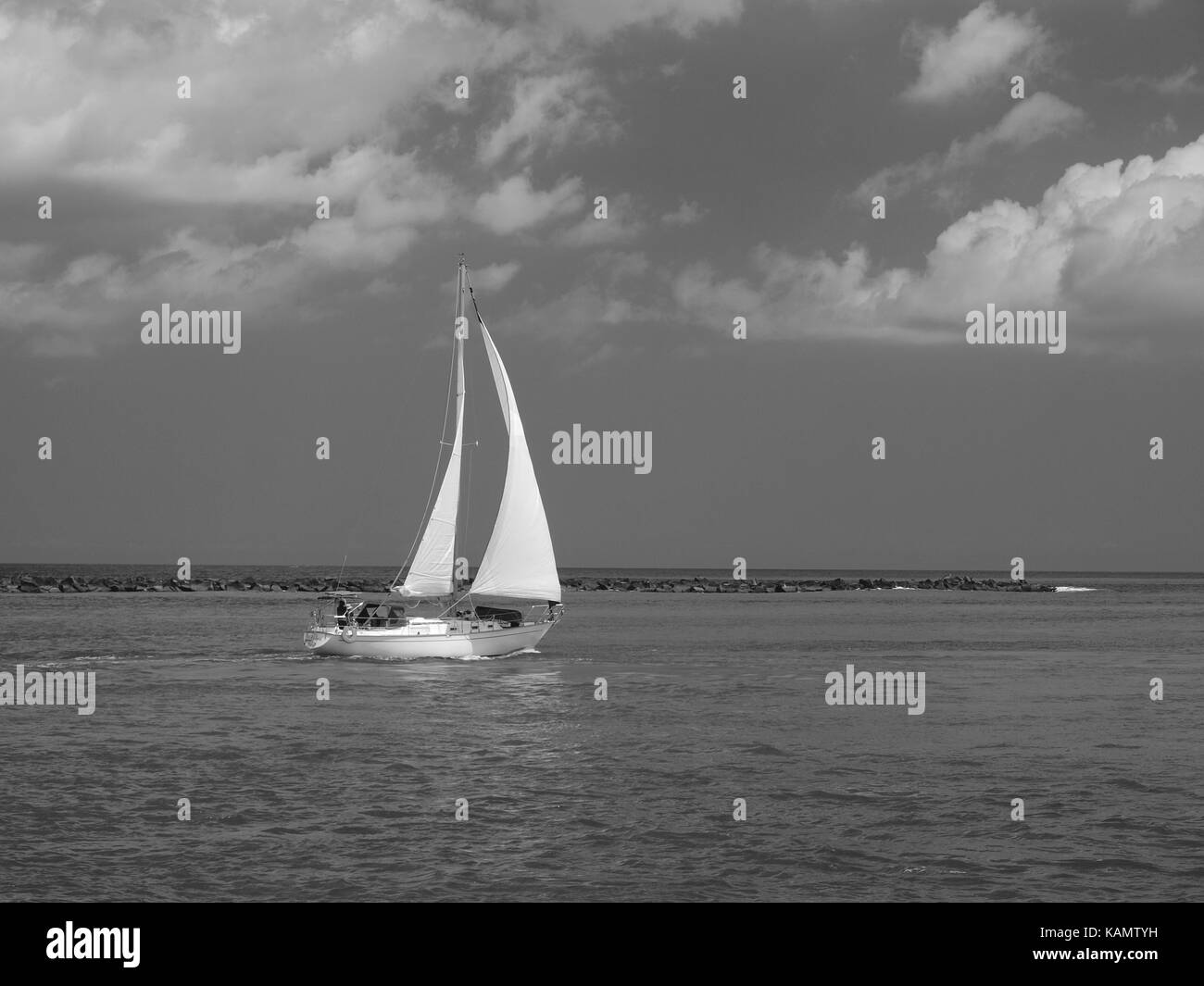 New Jersey Shore scene d'estate. Foto Stock