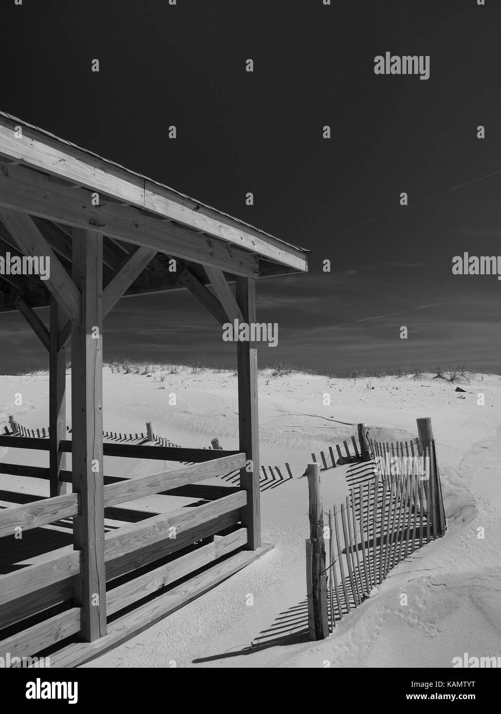 New Jersey Shore scene d'estate. Foto Stock