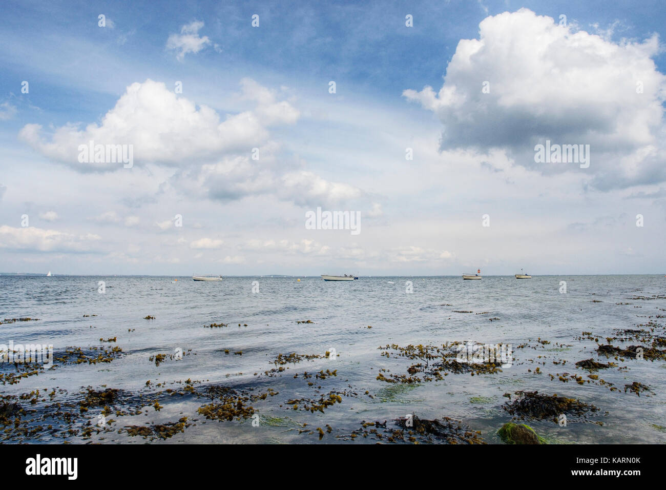 Habernis, motoscafi sul mar Baltico, motorboote auf der ostsee Foto Stock