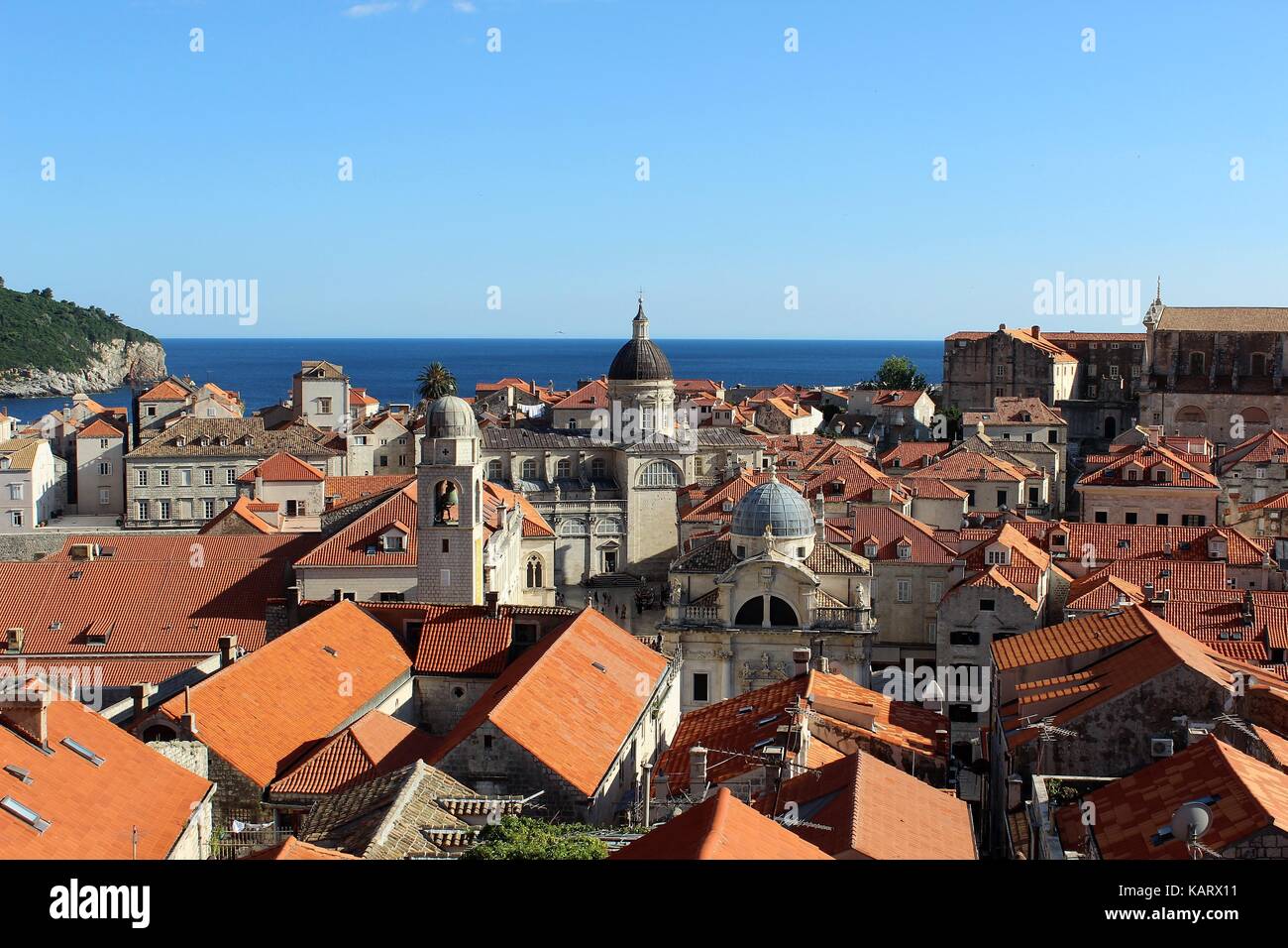 La città vecchia di Dubrovnik, Croazia Foto Stock