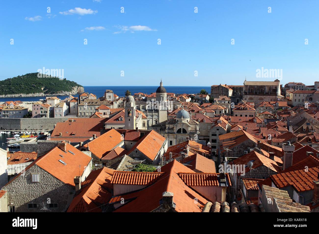 La città vecchia di Dubrovnik, Croazia Foto Stock