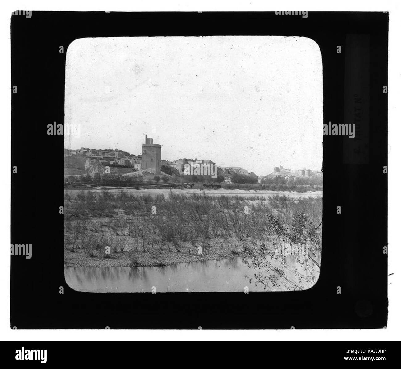 Villeneuve les Avignon. Tour de Philippe le Bel. 1897 Fonds Trutat 51FI425 Foto Stock