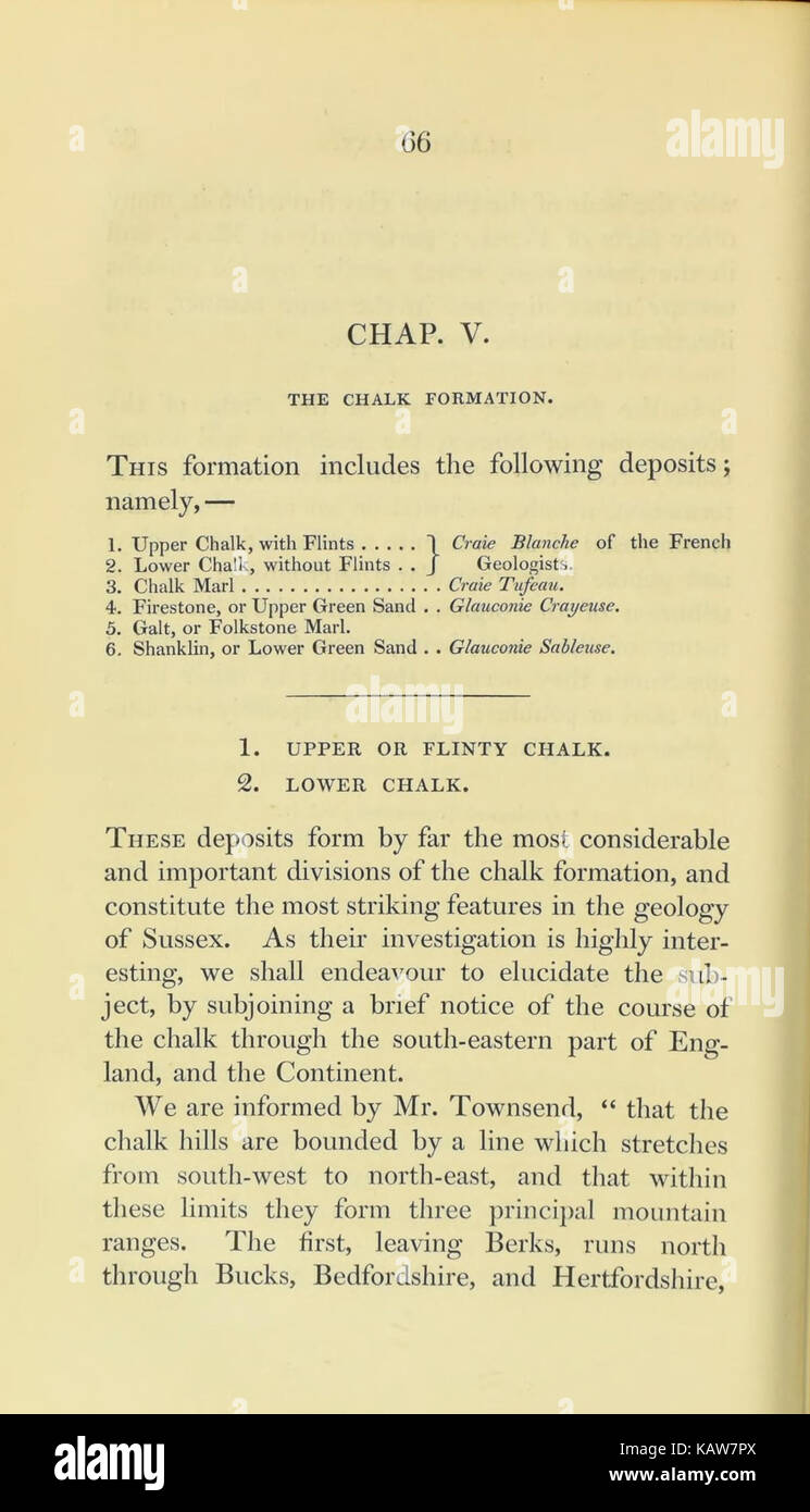La geologia del sud-est dell'Inghilterra (pagina 66) BHL48440925 Foto Stock