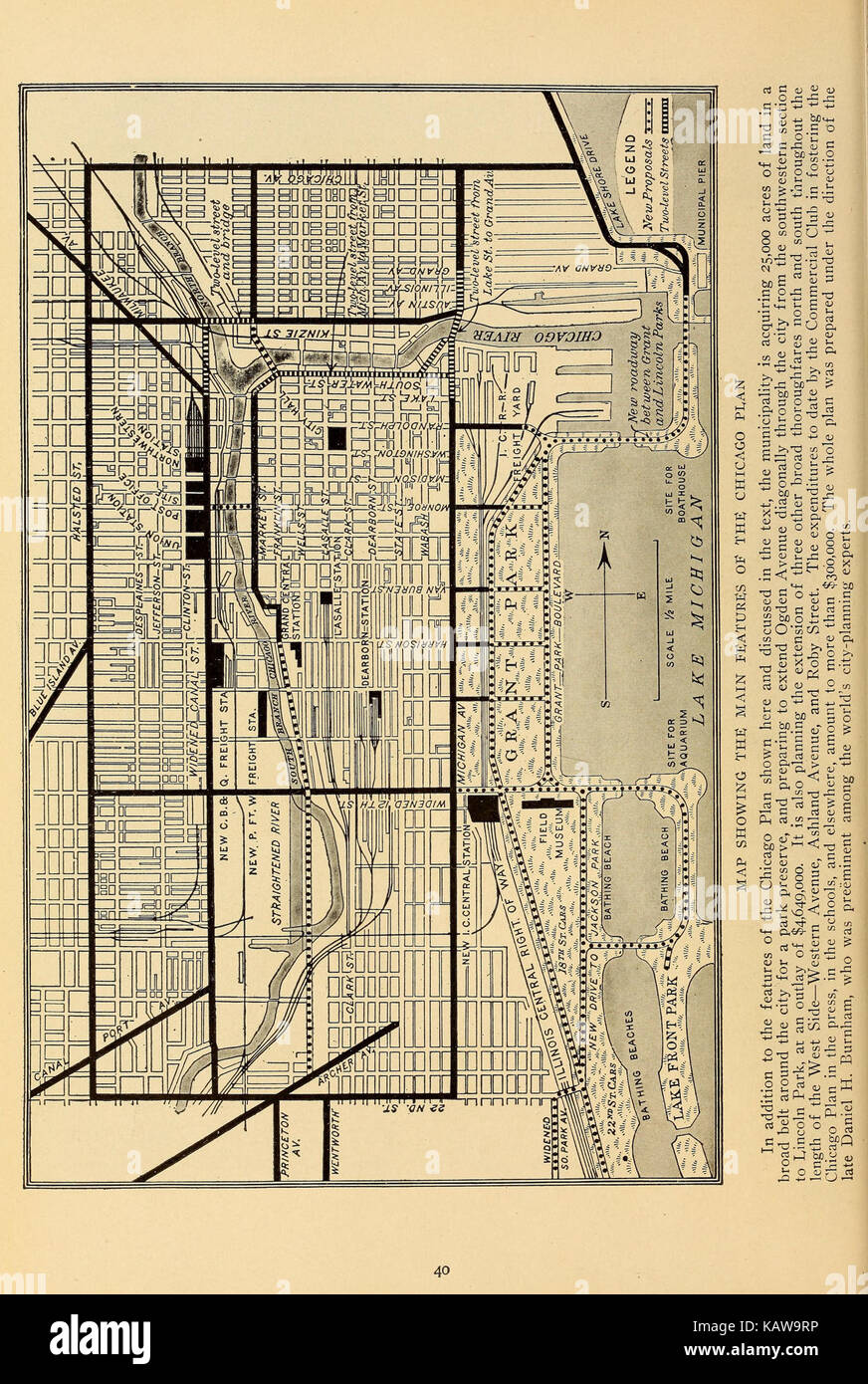 Il National Geographic Magazine (pagina 40) BHL40562999 Foto Stock