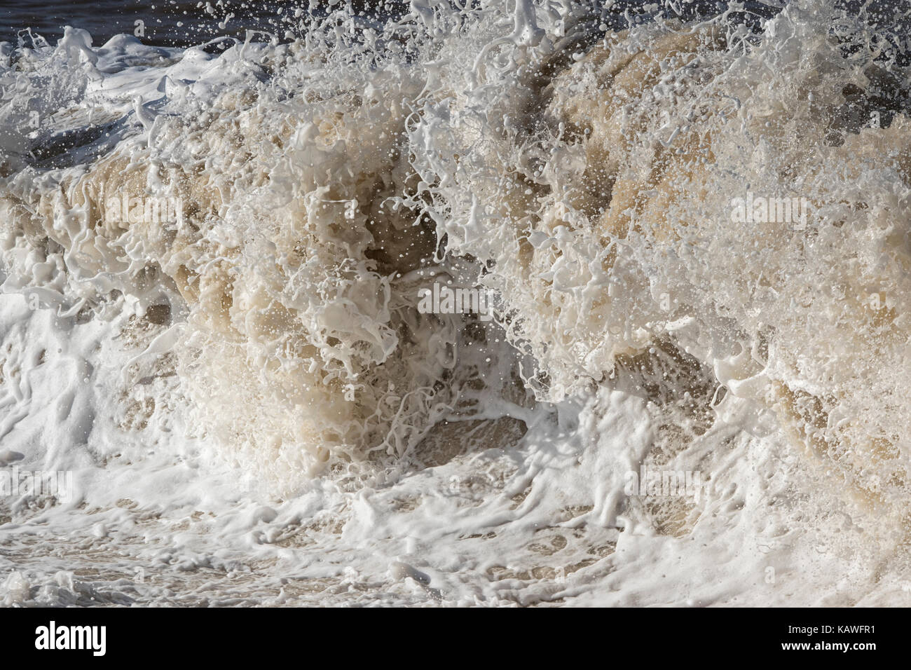 Onde e ondulazioni paesaggi marini Foto Stock