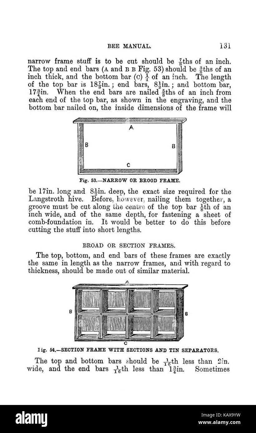 L'illustrato Australasian bee manuale e guida completa alla moderna cultura delle api nell'emisfero sud BHL38562812 Foto Stock