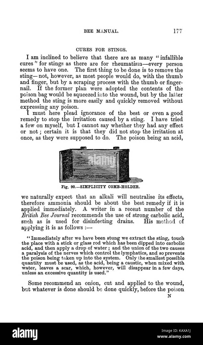 L'illustrato Australasian bee manuale e guida completa alla moderna cultura delle api nell'emisfero sud BHL38562858 Foto Stock