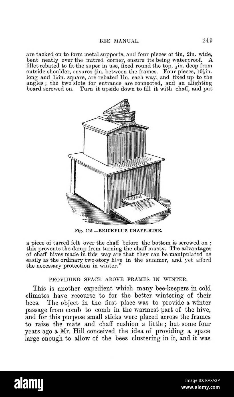 L'illustrato Australasian bee manuale e guida completa alla moderna cultura delle api nell'emisfero sud BHL38562930 Foto Stock