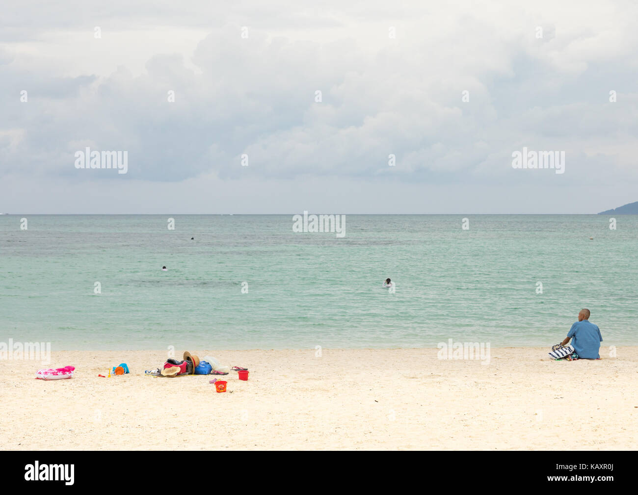 Kondoi beach, isole yaeyama, Isola di Taketomi, Giappone Foto Stock