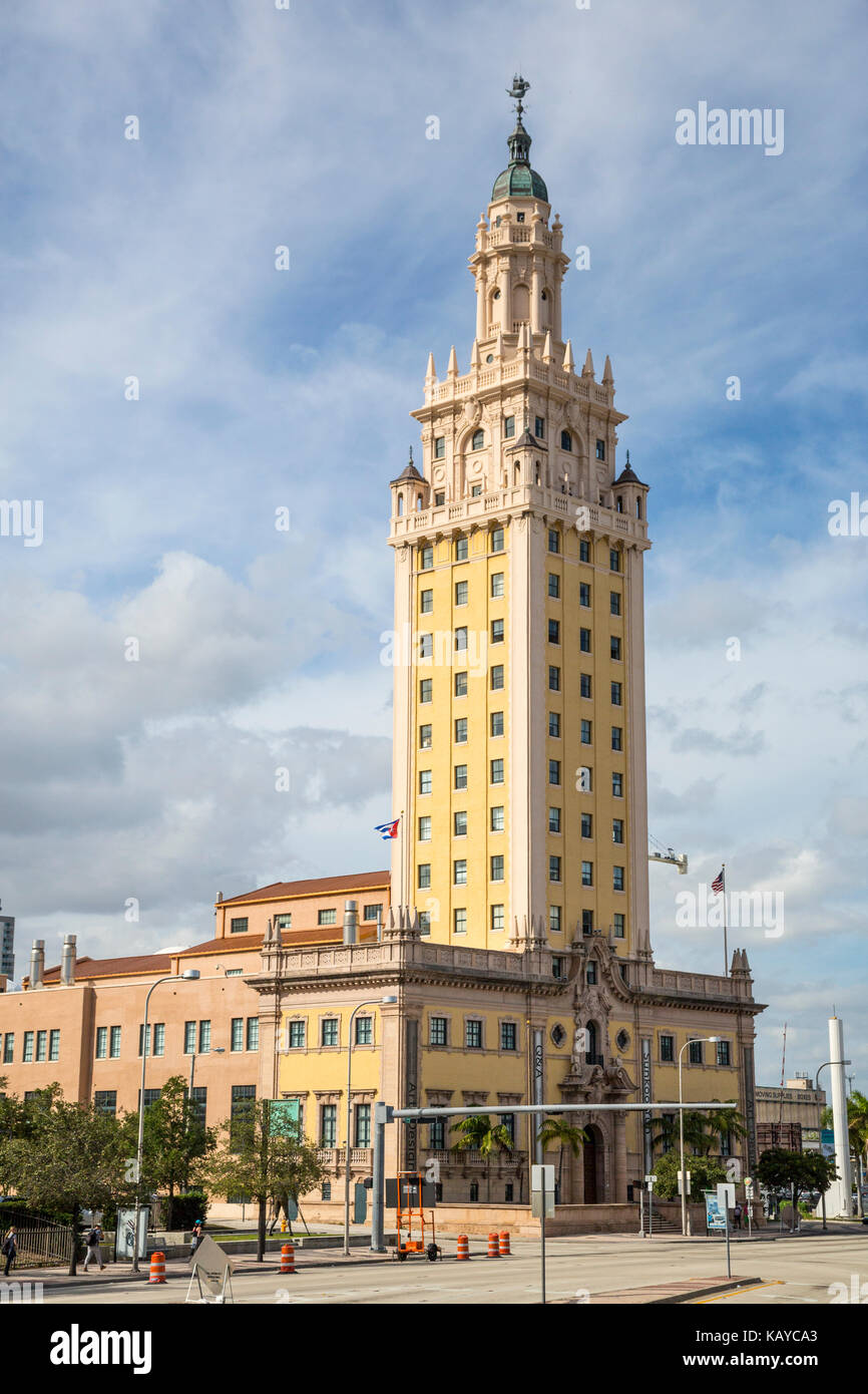 Miami, Florida. Freedom Tower, il cubano "Ellis Island". Foto Stock