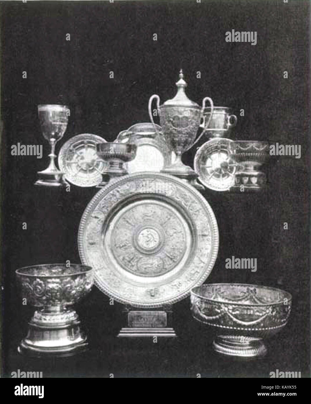 I trofei conquistati da dorothea lambert bombature Foto Stock