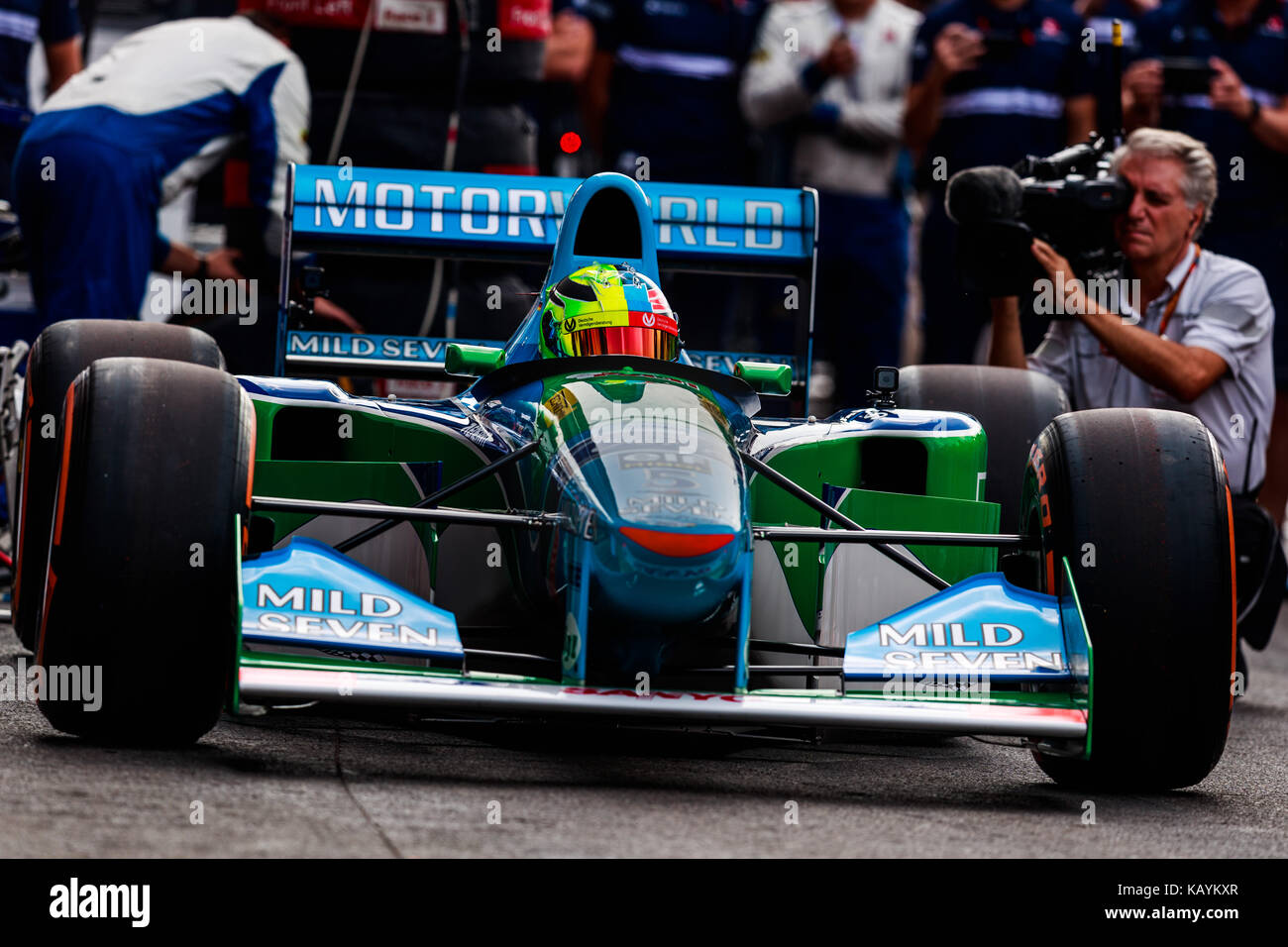 Gran Premio di Formula uno belga - gara di gara con: Mick SCHUMACHER dove: Stavelot, Ardenne, Belgio quando: 27 ago 2017 credito: ATP/WENN.com Foto Stock