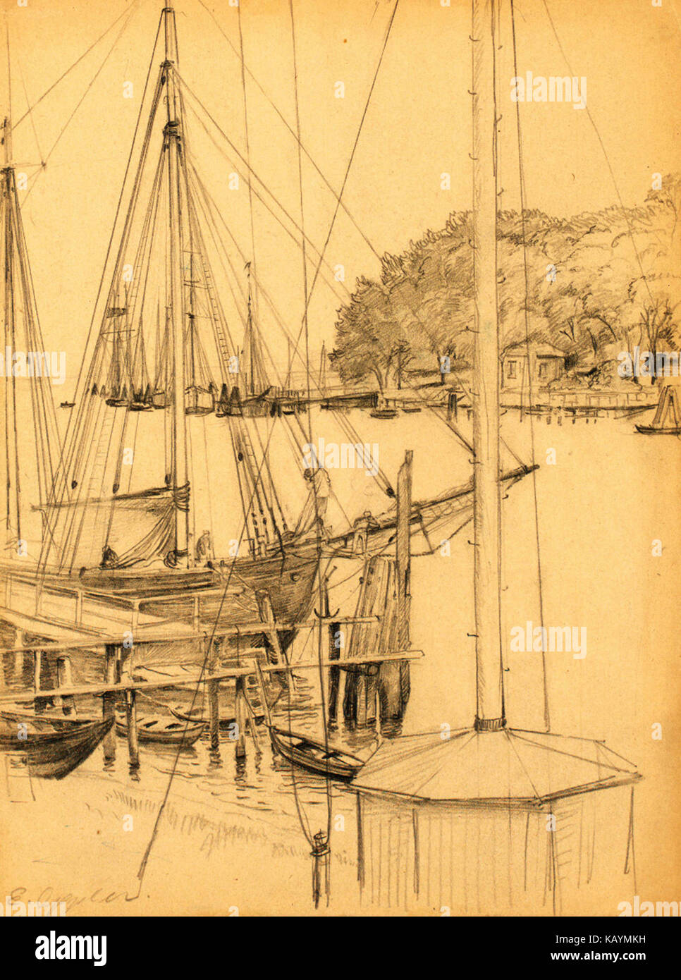 Wannsee Oppler Foto Stock