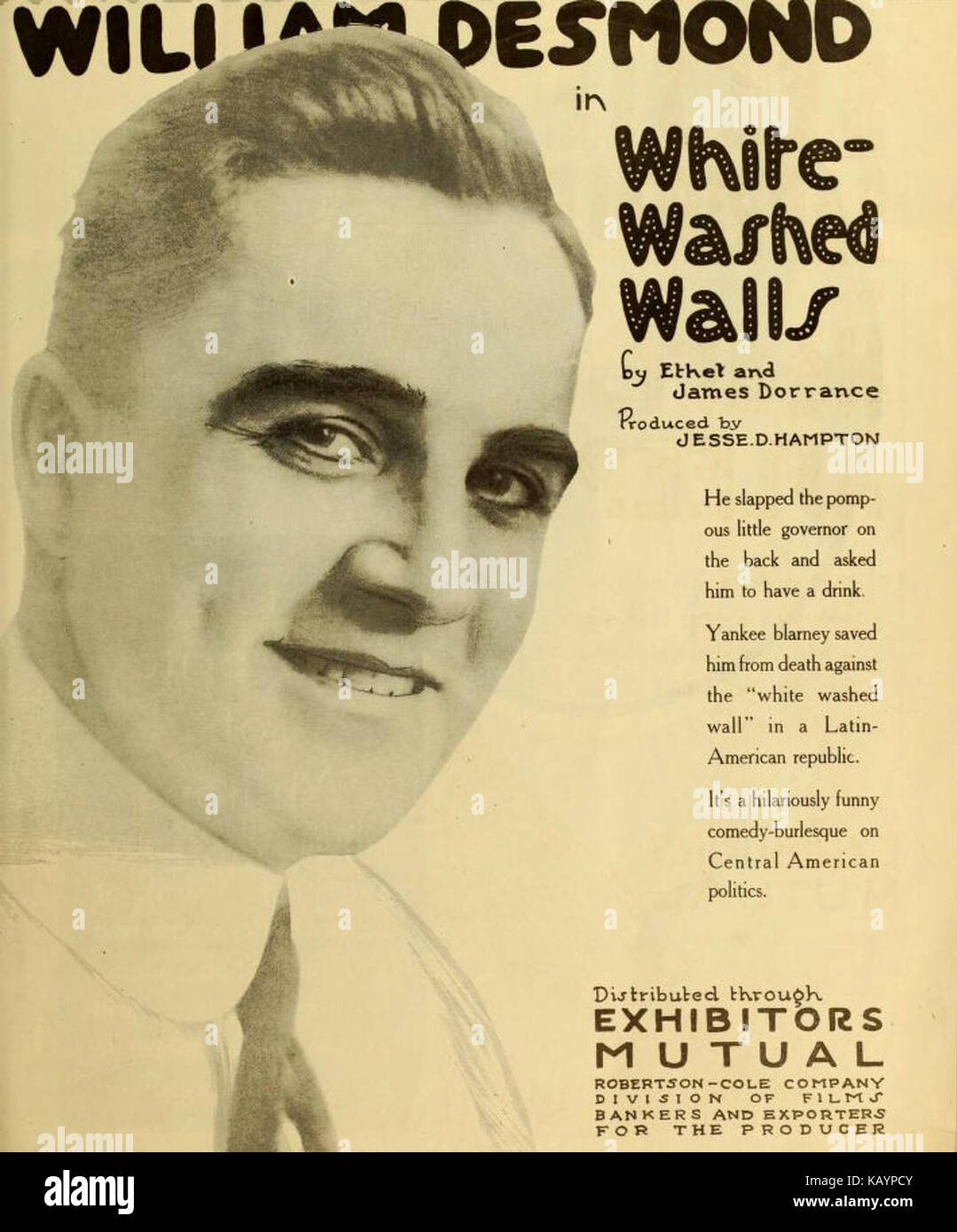 Le pareti dipinte di bianco Foto Stock