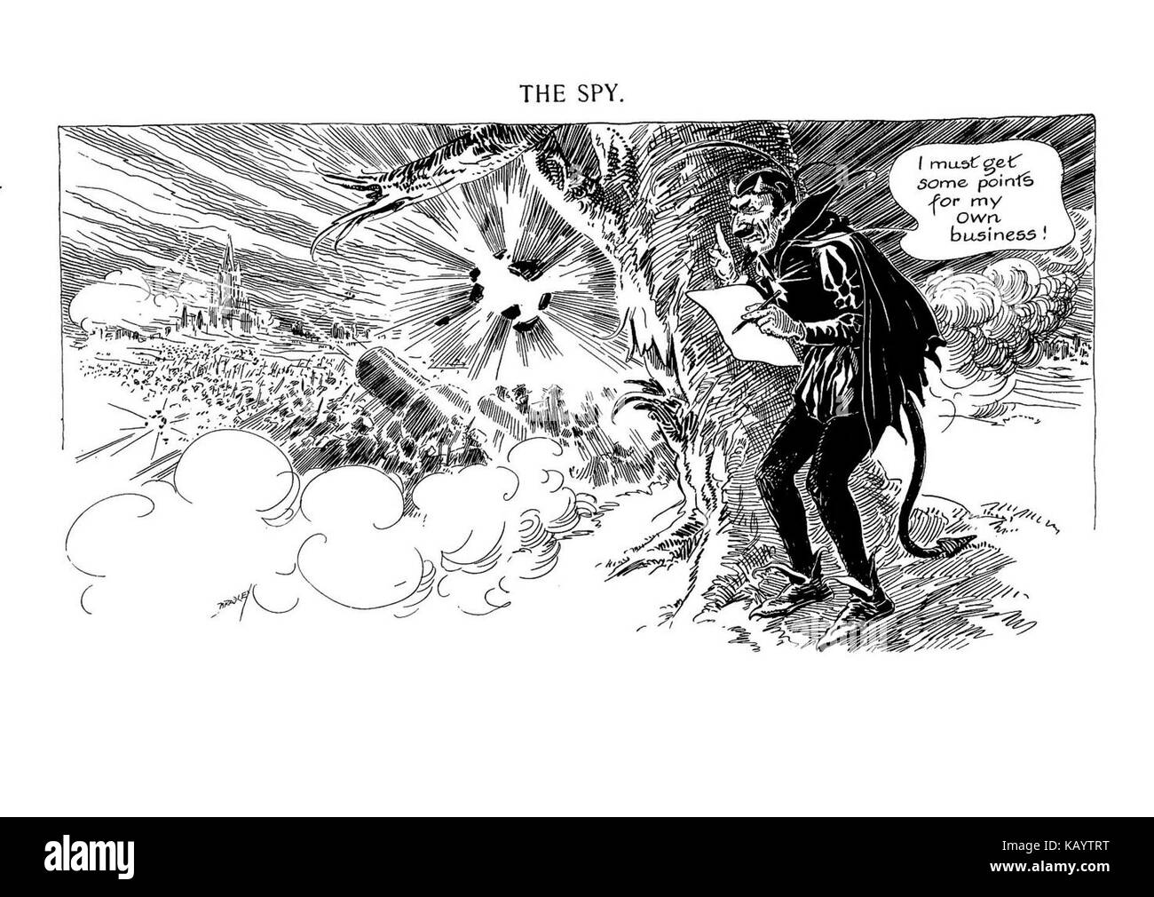 La spia. Lutero D. Bradley Foto Stock