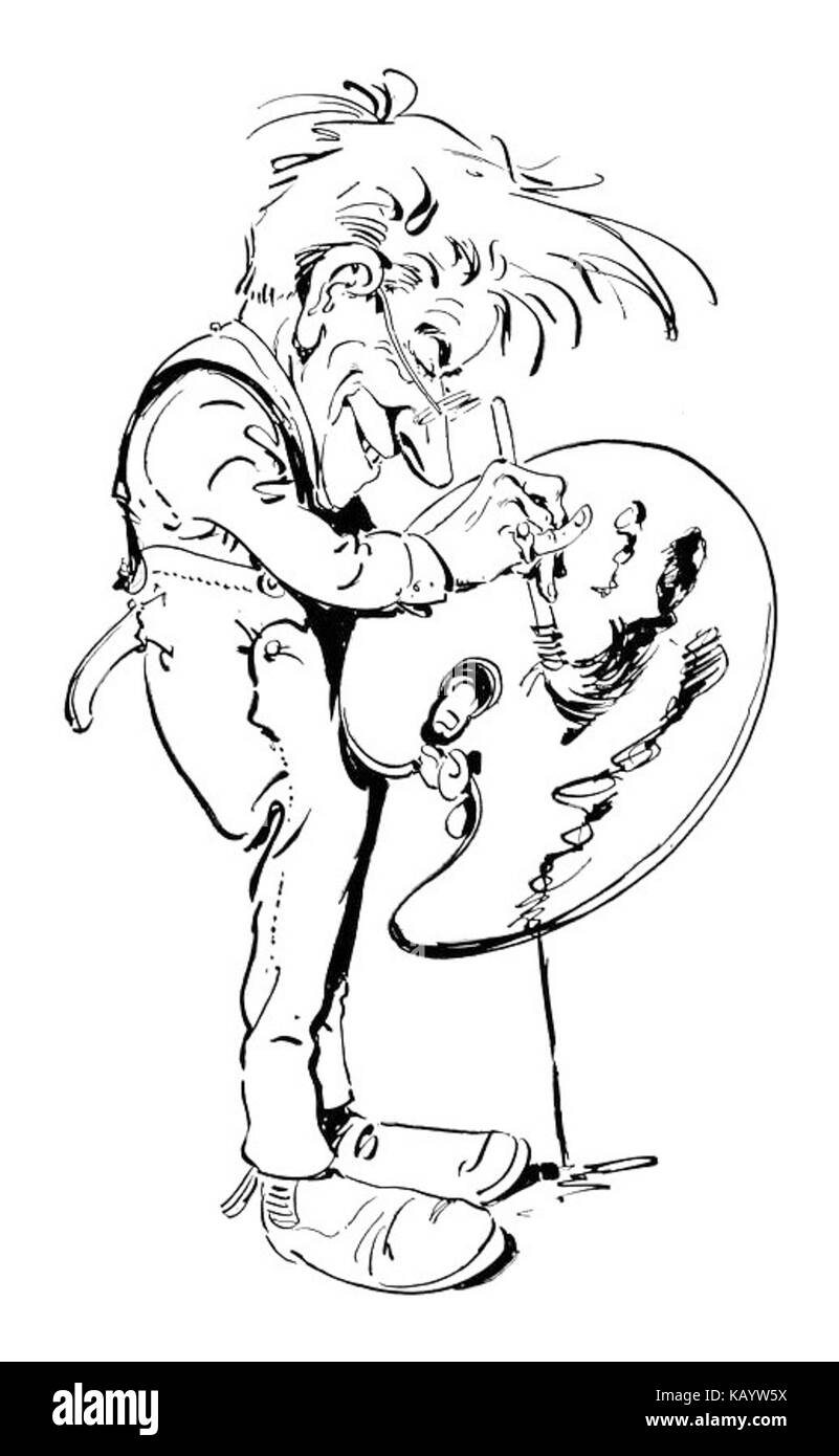 Zim self caricatura 1900 Foto Stock