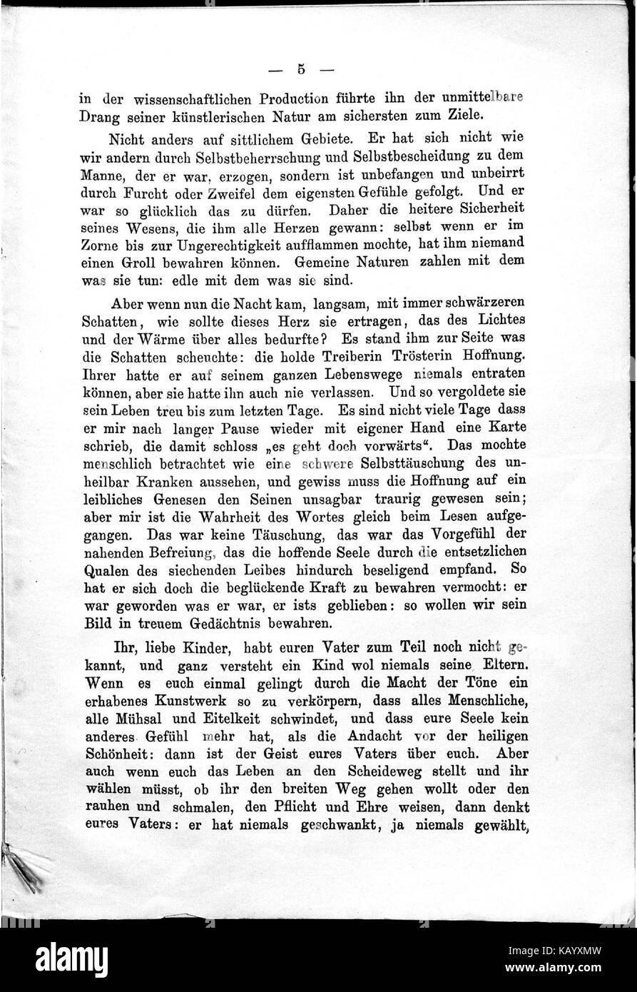 Wilamowitz Abschiedsworte 5 Foto Stock