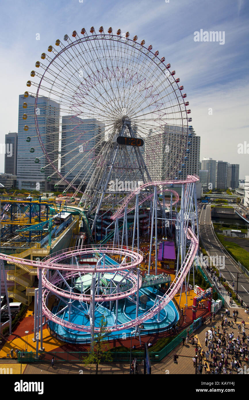 Giappone, città di Yokohama, fiera del divertimento, Foto Stock