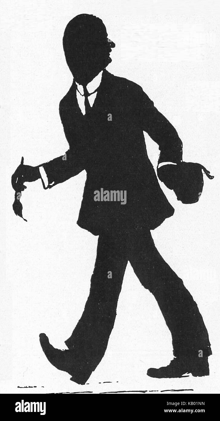 "Selbstkarikatur" (autocaricatura) di Theo Zasche del 1912 riflette l'approccio unico dell'artista all'autoritratto. L'opera mostra l'interpretazione personale di Zasche della propria immagine, mescolando umorismo ed espressione artistica in uno stile del XX secolo. Foto Stock