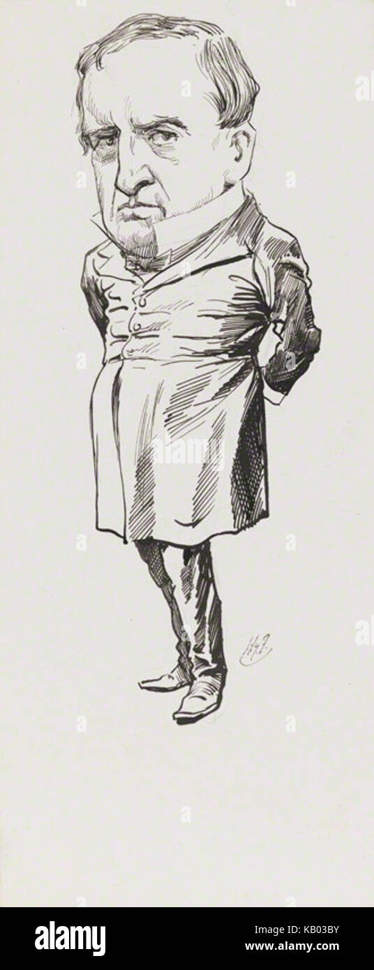 William Nicholas Keogh caricatura di Harry Furniss Foto Stock