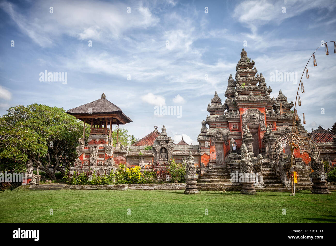 Tempio reale famosi luoghi di interesse di bali. Foto Stock