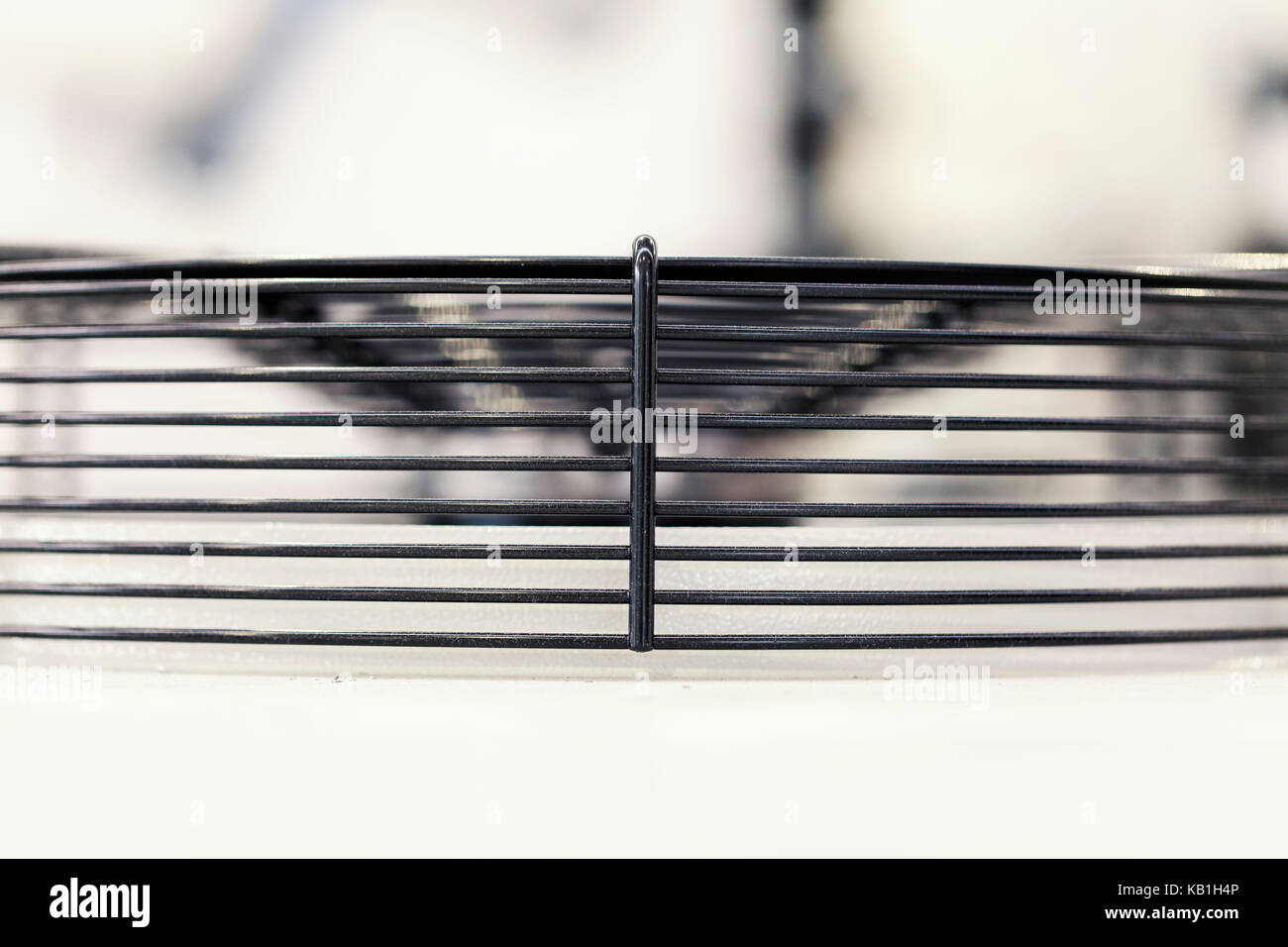 Ventilatore industriale sul gruppo di raffreddamento, chiudere fino Foto Stock