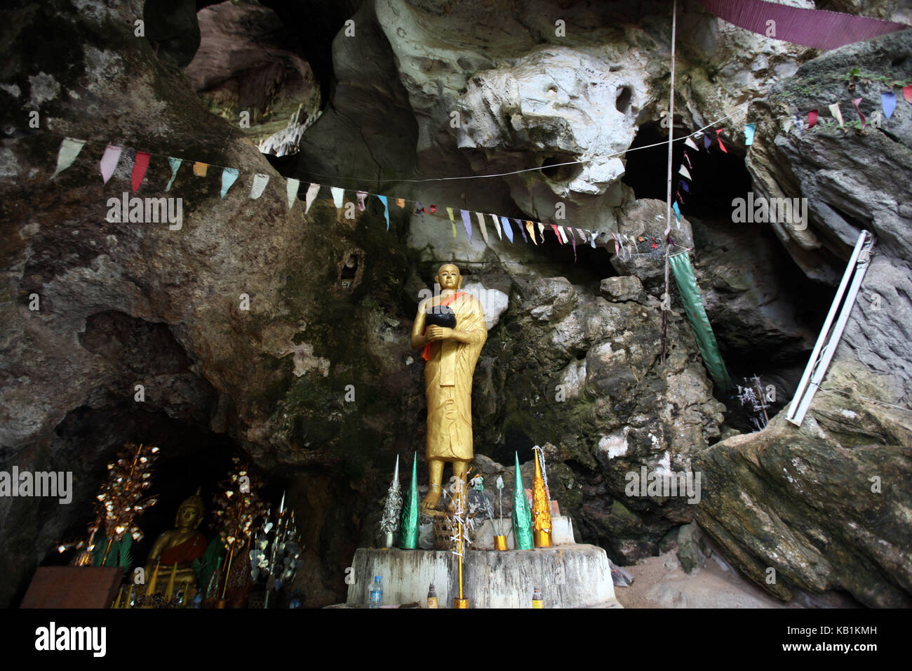 Asia, Sud-est asiatico, Laos, centralmente il laos, tha khaek, grotta del buddha, fossa, Foto Stock