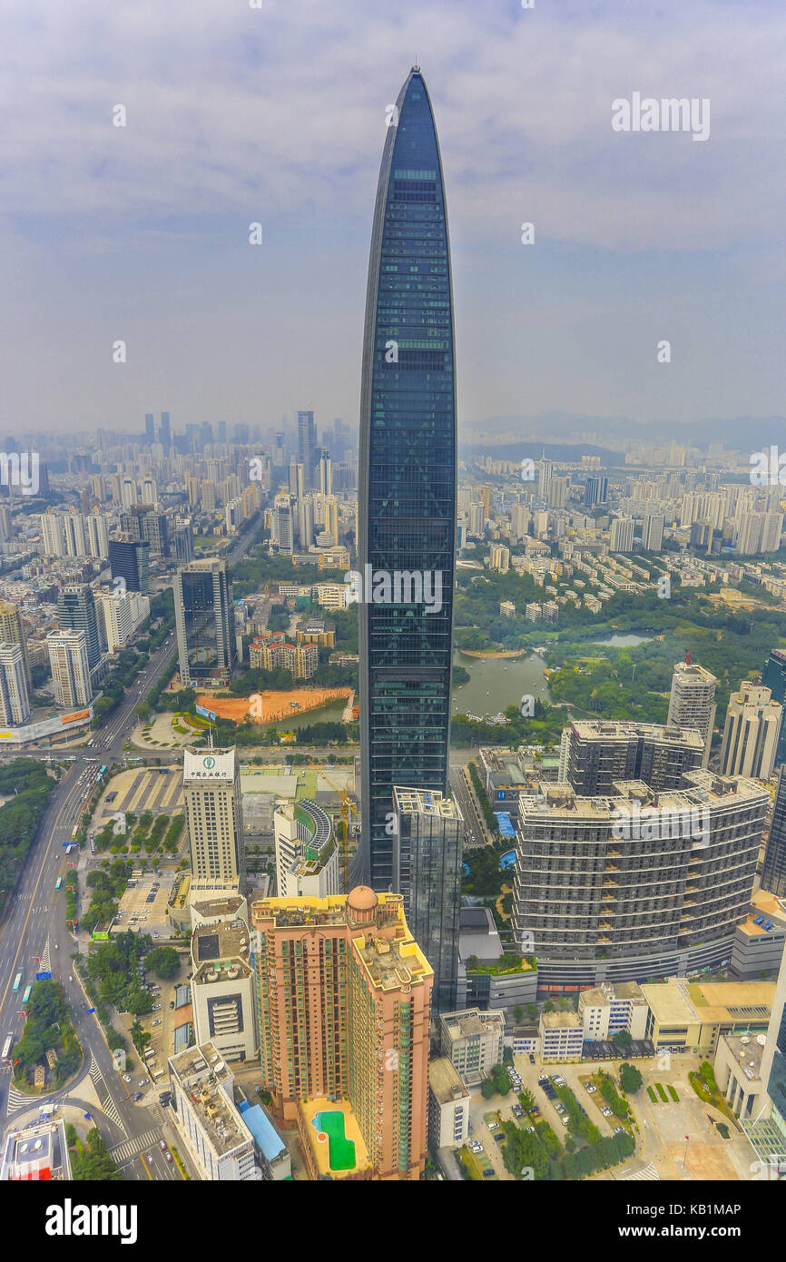 Kk-100 tower, shenzhen, Foto Stock
