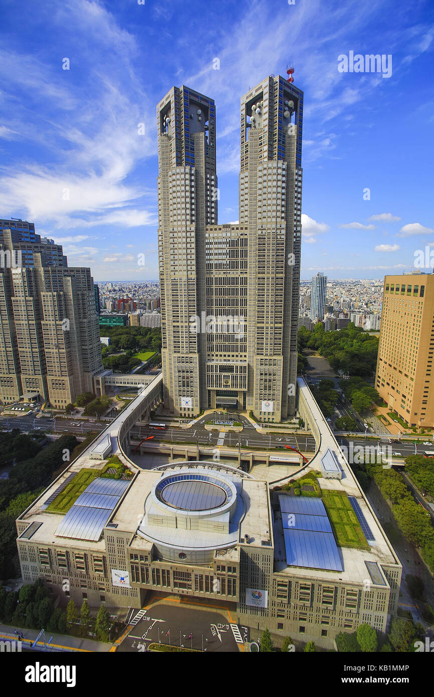 Palazzo del governo della Prefettura di Tokyo, Foto Stock